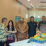 Bupati Maros Bersama Ketua DPRD Hadiri Peresmian Kantor Bank Mandiri di Kelurahan Hasanuddin.